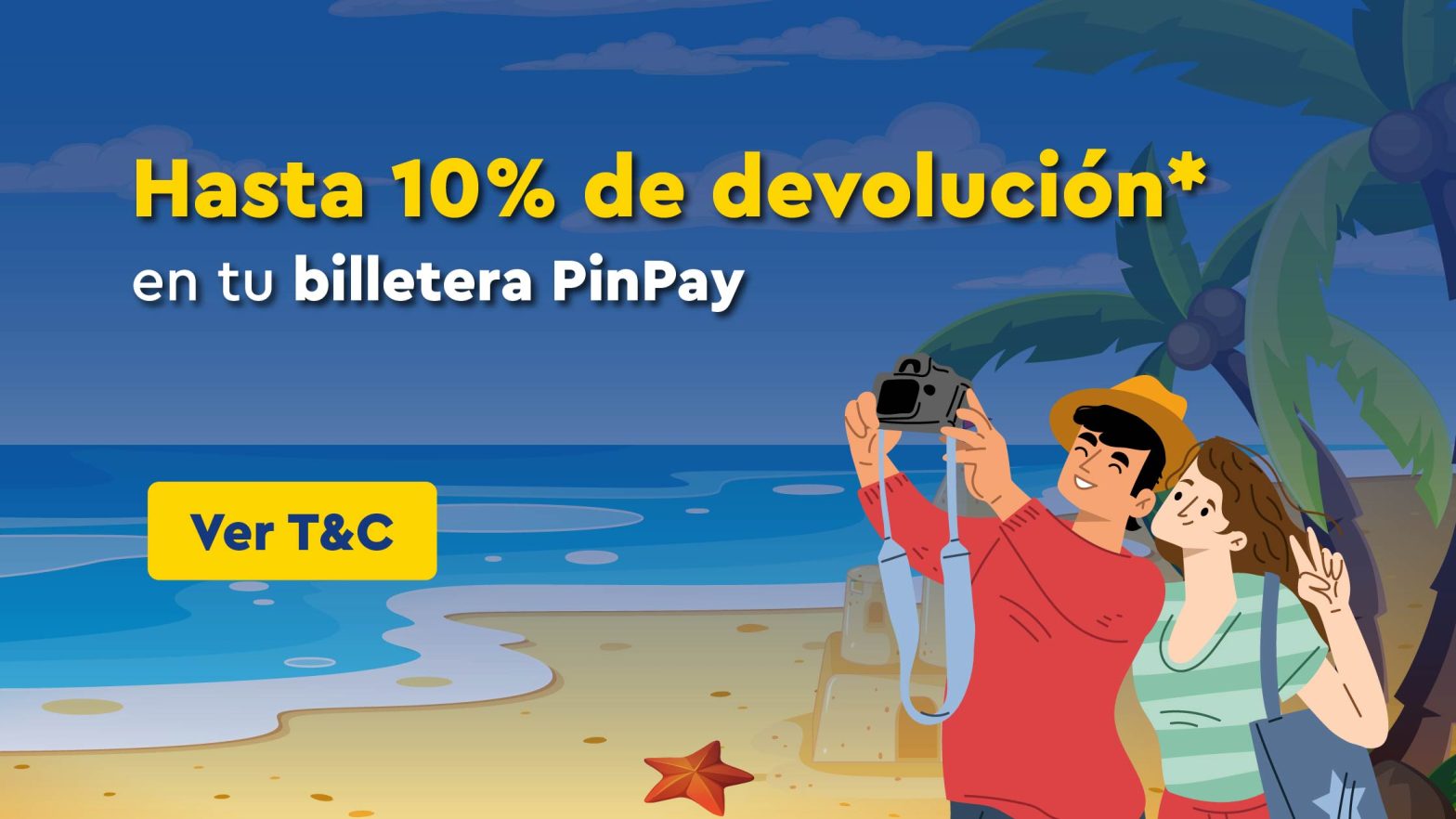 Compra tu pasaje y obtén hasta 10% de devolución en PinPay