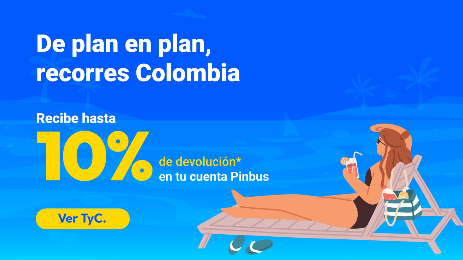 Estas vacaciones viaja en bus