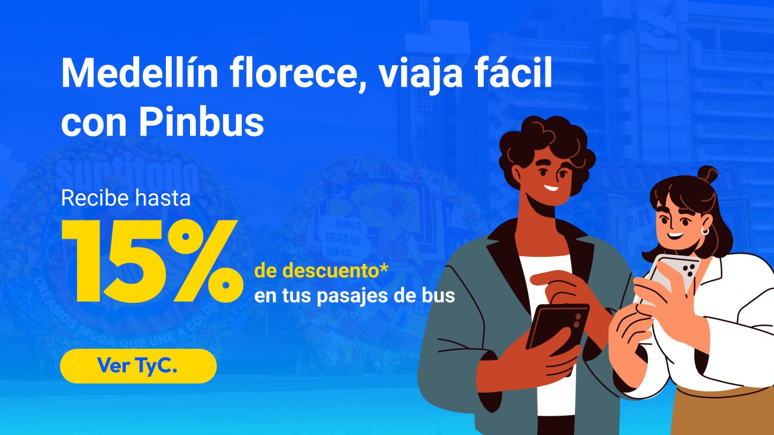 Viaja en bus a tus eventos favoritos