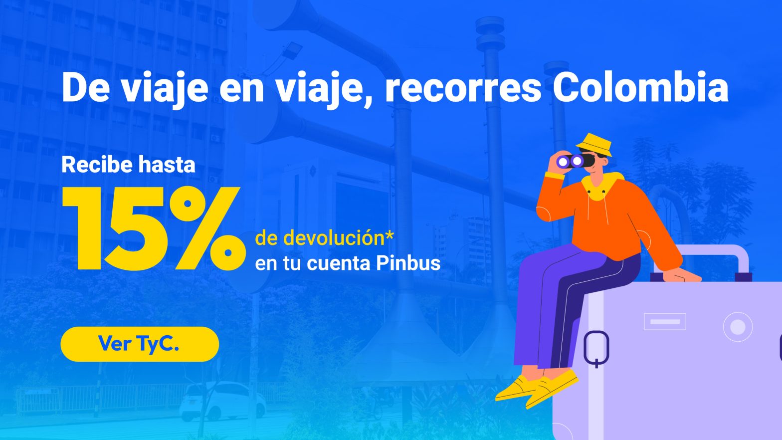Viaja de bus en bus por Colombia