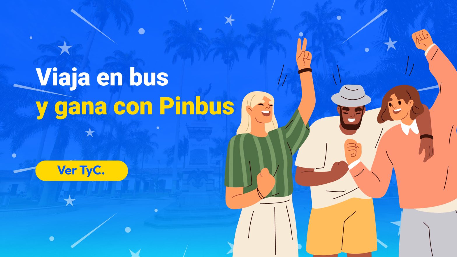 Participa en kioscos Pinbus