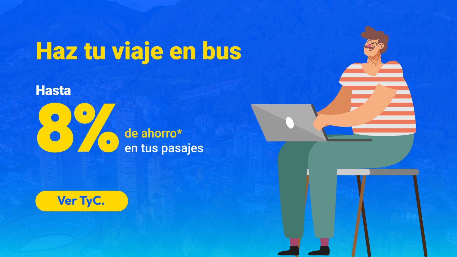 ¡Haz tu viaje en bus por Colombia!