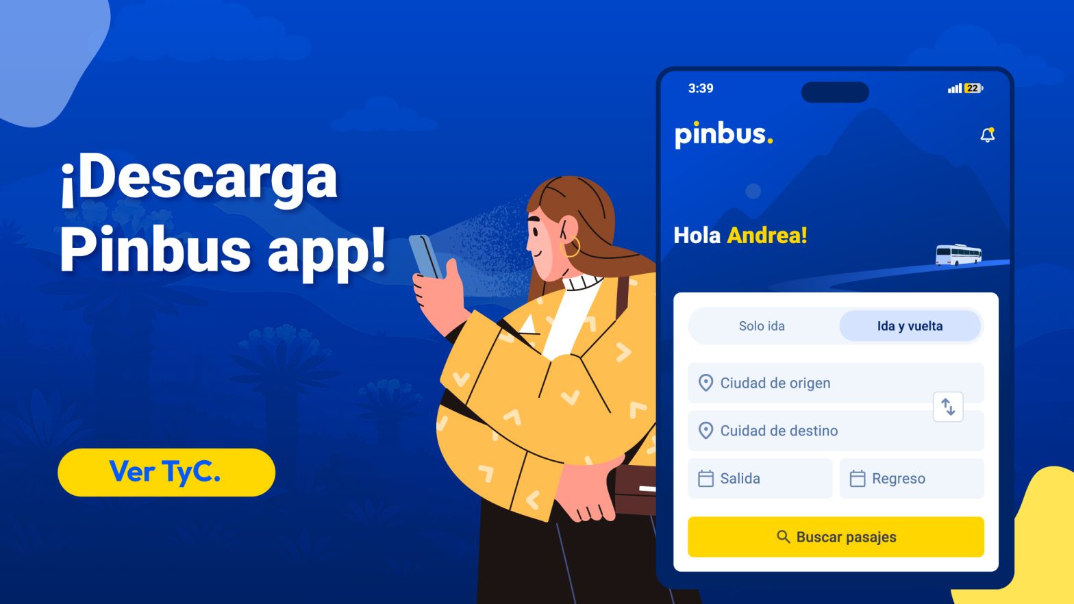 Lleva tus viajes en el celular